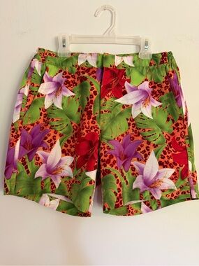 Fair Harbor Bayberry Tropical Floral Swim Trunks Shorts M 30